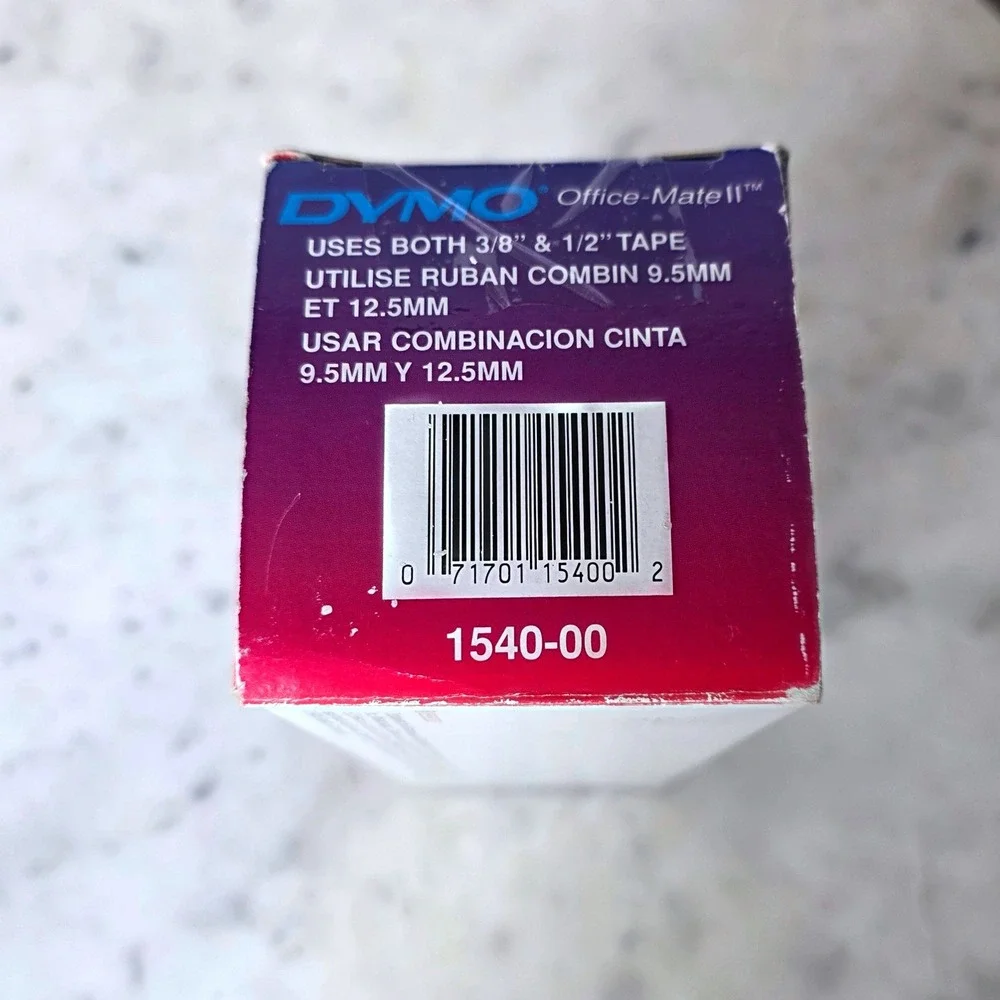 DYMO Office-Mate II 1540-00 Handheld Embossing Label Maker Vintage 1995